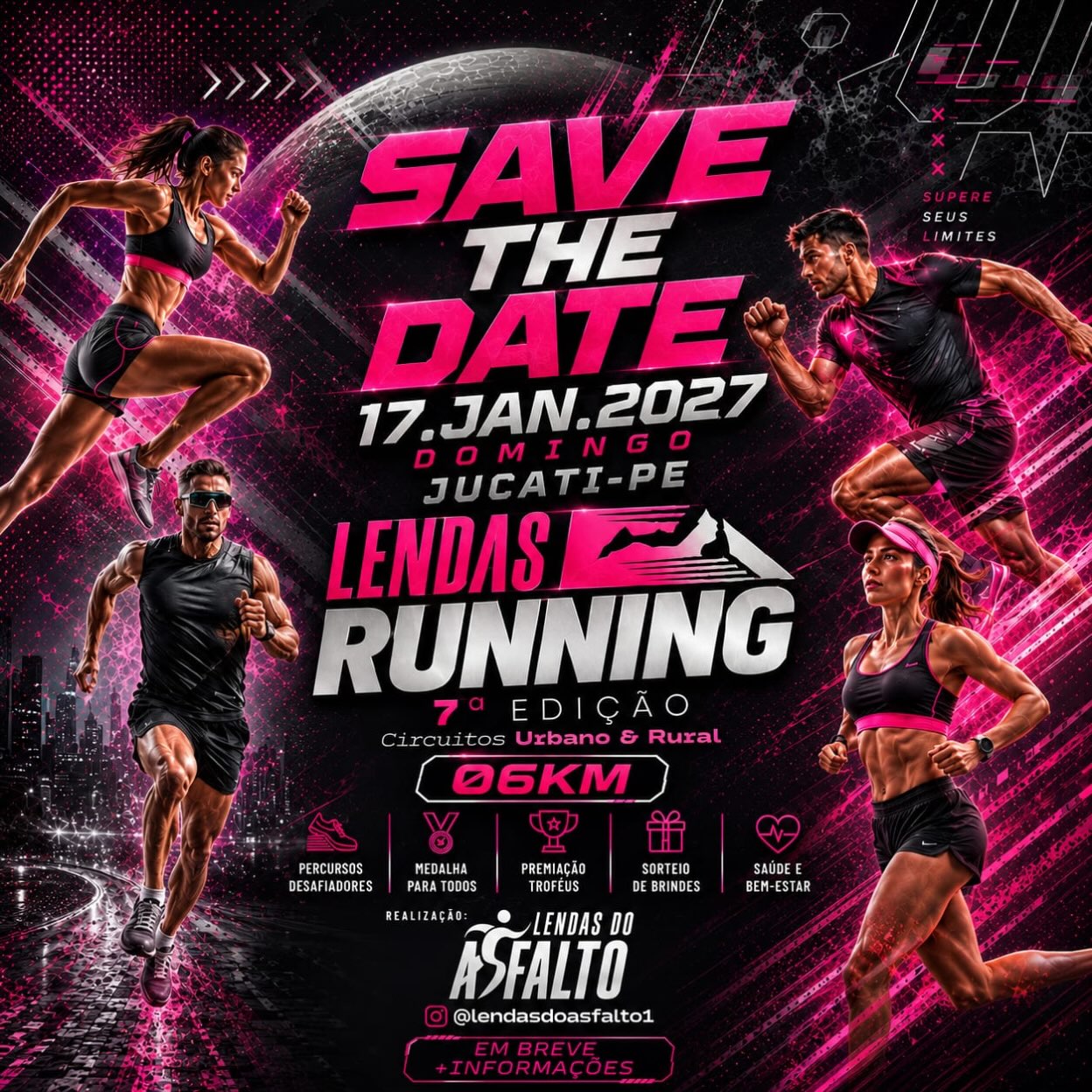 Capa de 7ª LENDAS RUNNING