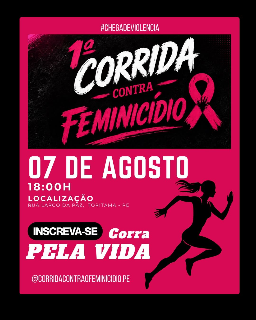corrida contra o feminicídio