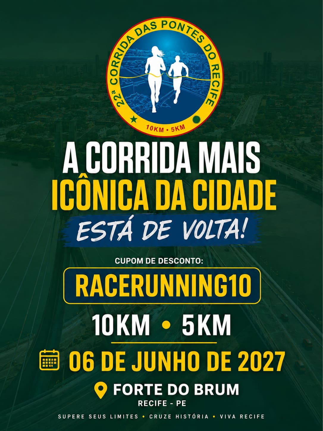 Capa de CORRIDA DAS PONTES DO RECIFE 2027