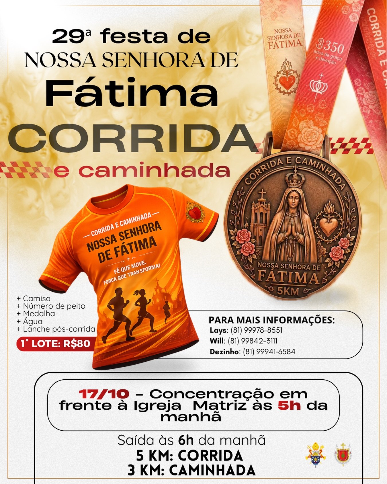 corrida e caminhada nossa senhora de fátima