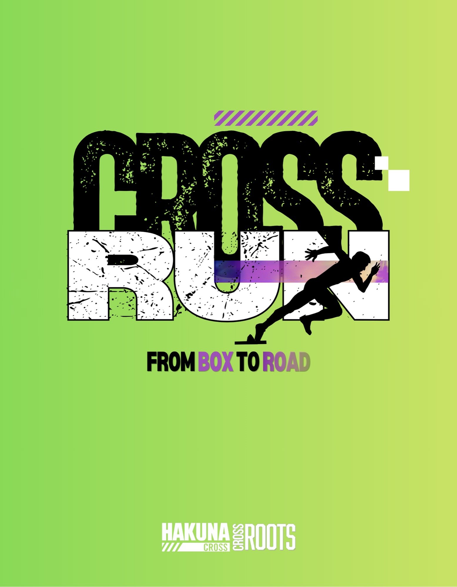 cross run from box to road
