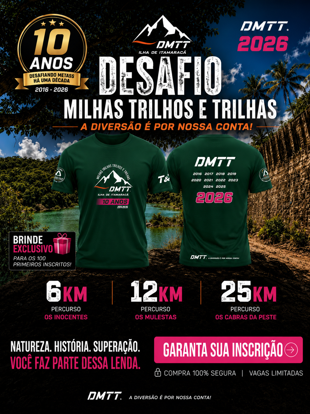 dmtt desafio milhas trilhos & trilhas