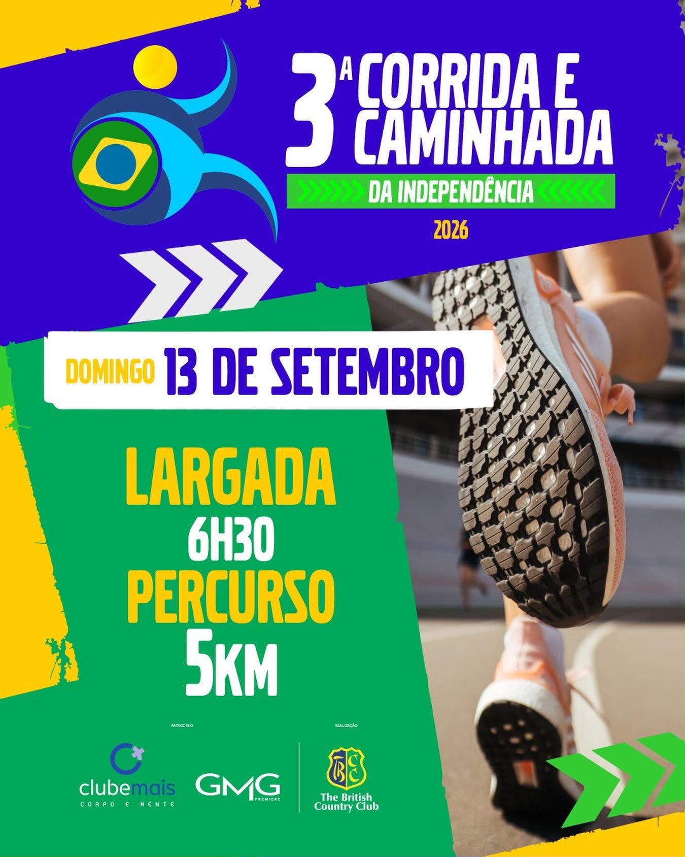 iii corrida e caminhada da independência