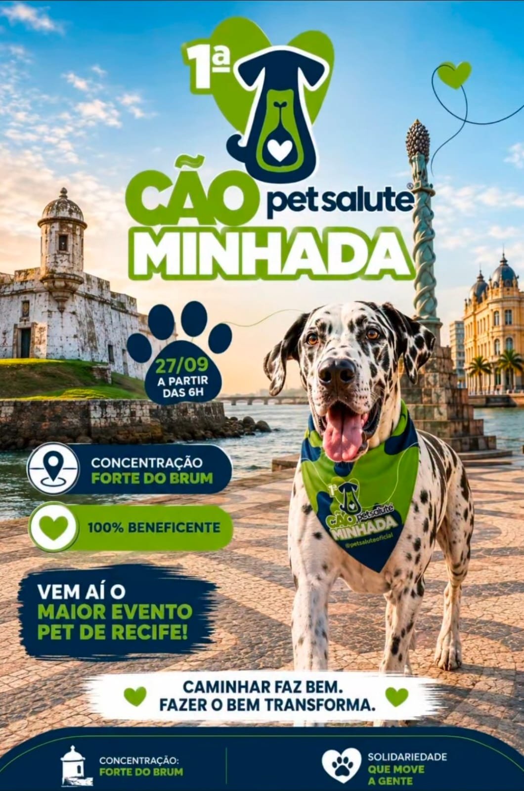 1ª cãominhada pet salute
