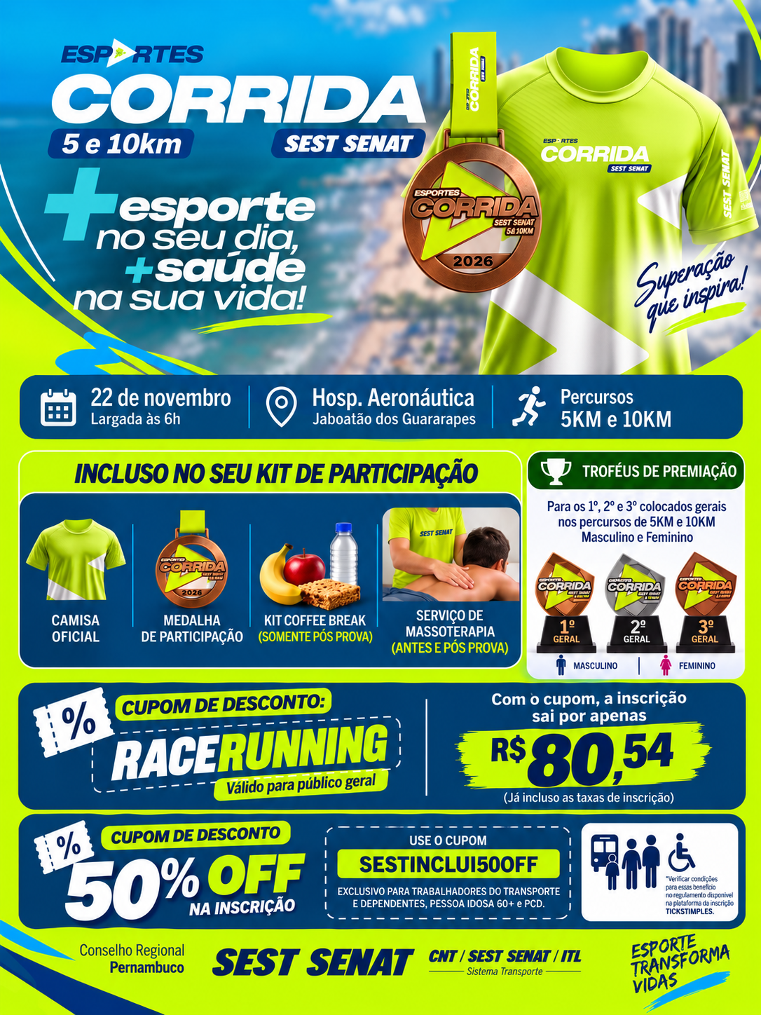 3º Circuito de Corridas SEST SENAT RECIFE