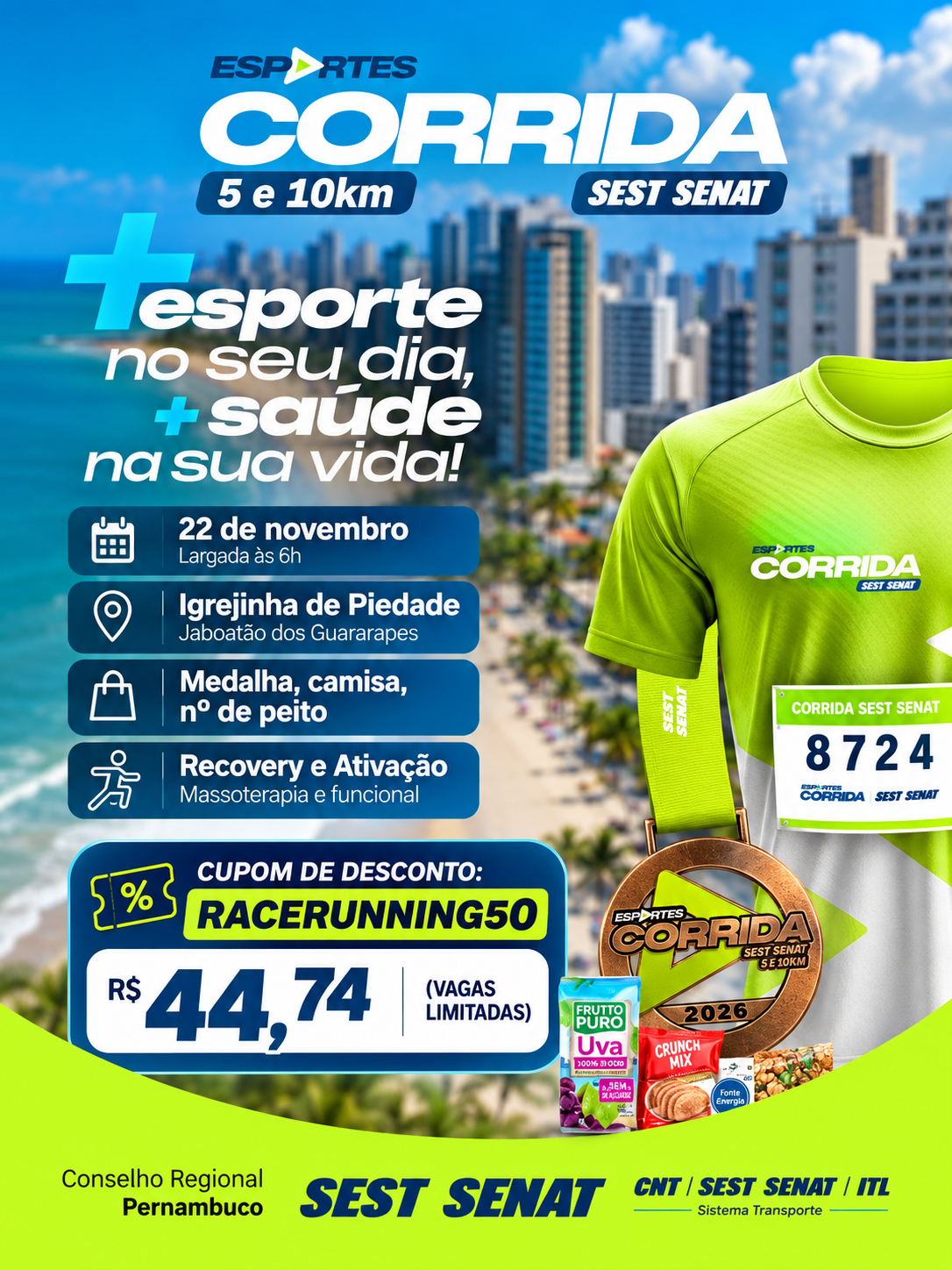 3º Circuito de Corridas SEST SENAT Recife