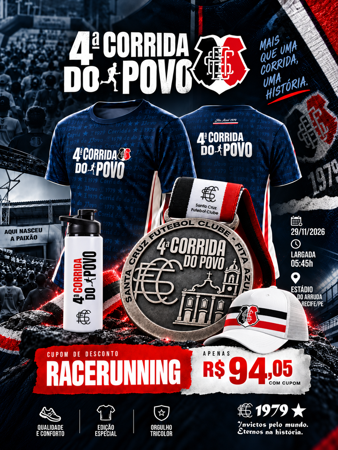 4ª CORRIDA DO POVO KIT OFICIAL 2026