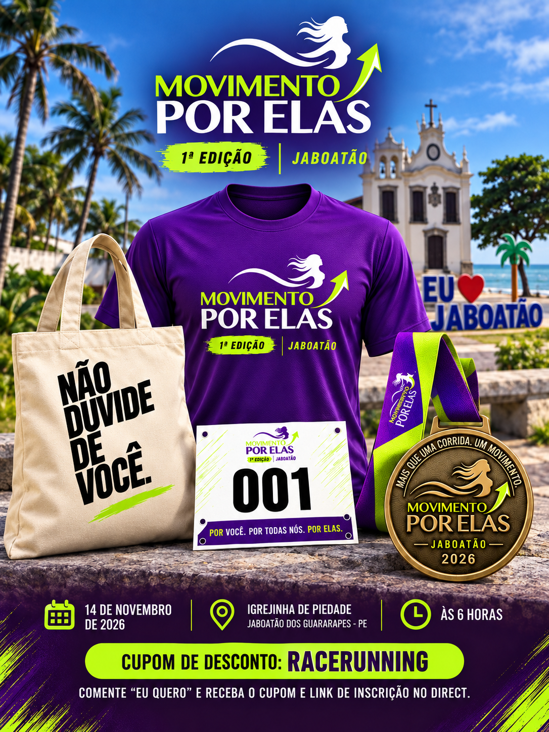 CORRIDA MOVIMENTO POR ELAS