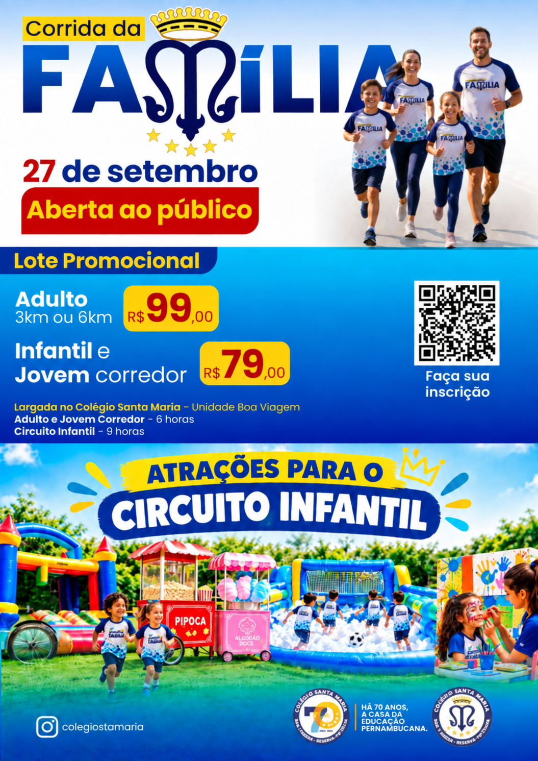 Corrida da Familia - Colégio Santa MARIA 2026