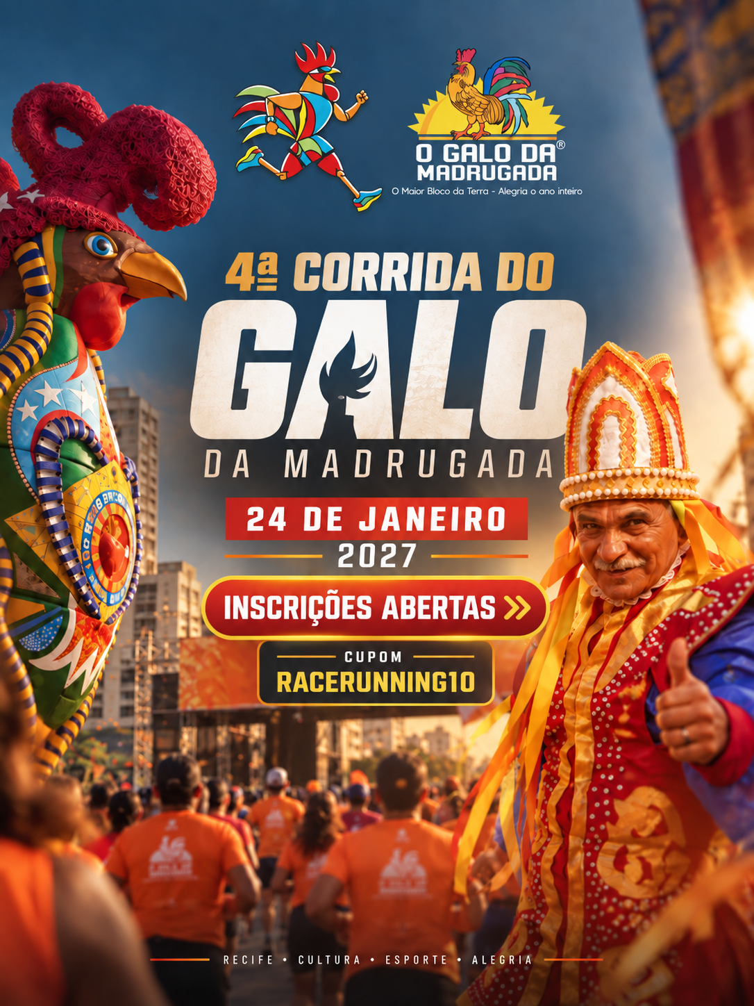 IV Corrida do Galo da Madrugada 2027