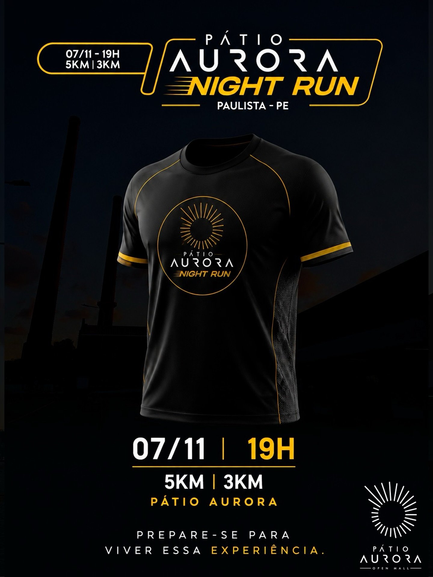 pátio aurora night run