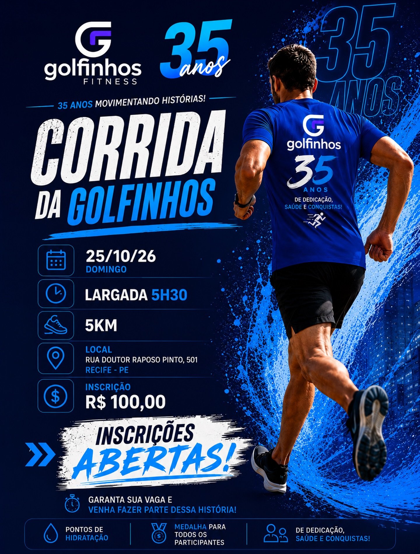 corrida da golfinhos
