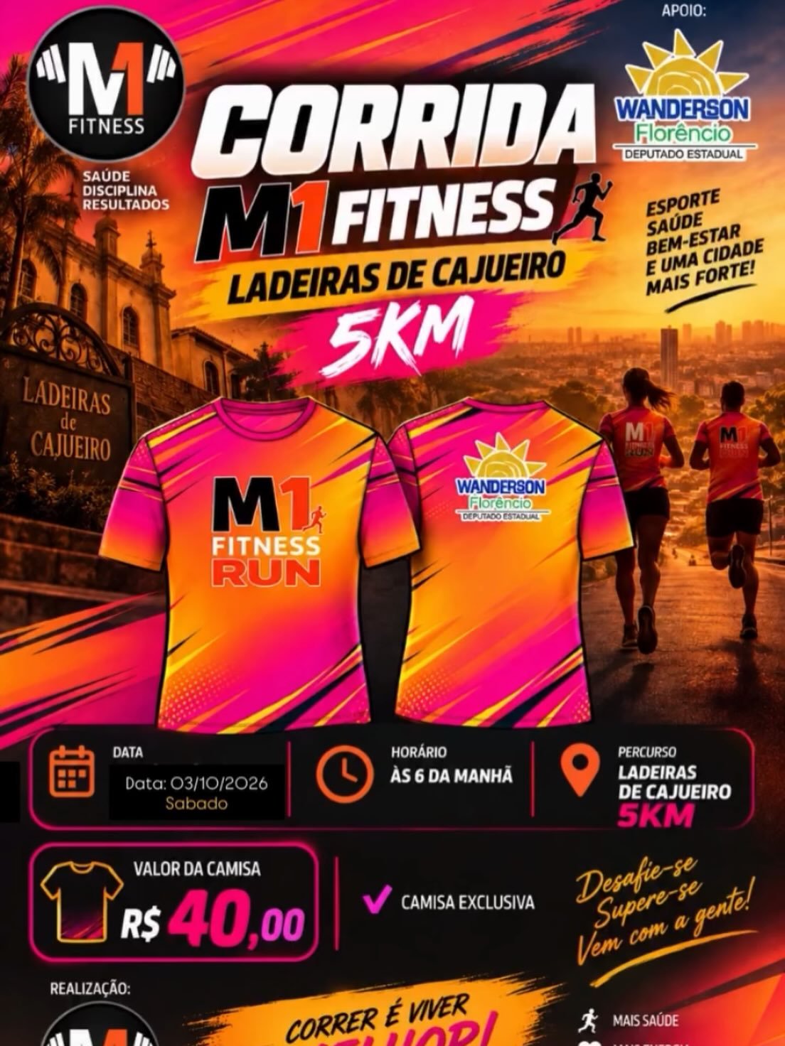 corrida m1 fitness ladeiras de cajueiro 5km