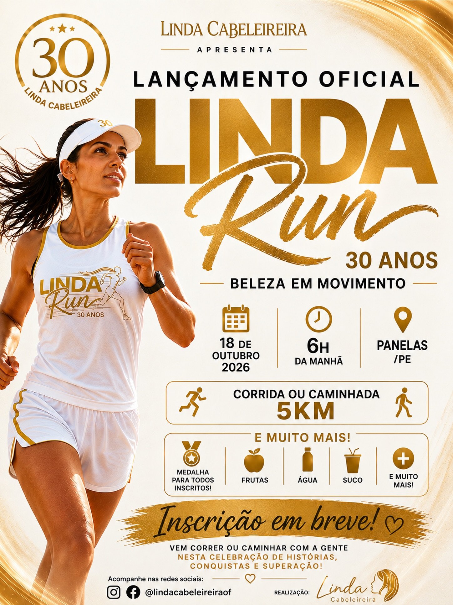 linda run 30 anos