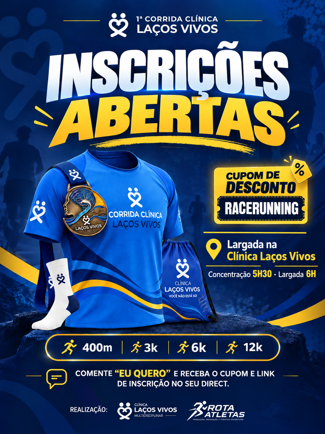 1ª Corrida Clínica Laços Vivos